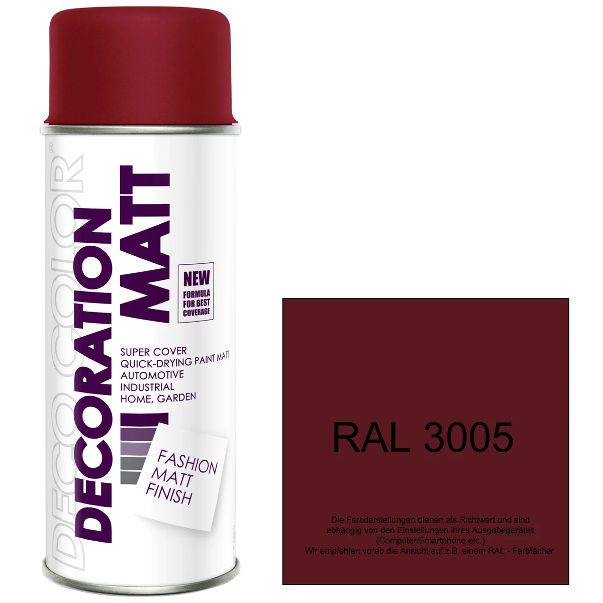 Preview: DECORATION_MATT_RAL_3005 Preview: DECORATION_MATT_RAL_3005