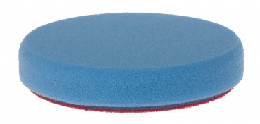 Rotweiss Polierschwamm BLAU GLATT fein in Ø155mm