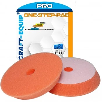 Craft-Equip PRO Ø150mm DA Polierschwamm ONE-STEP ORANGE