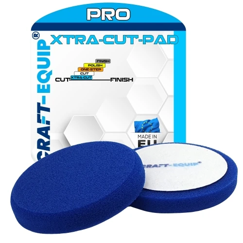 Craft-Equip PRO Ø125mm Polierschwamm XTRA-CUT BLAU