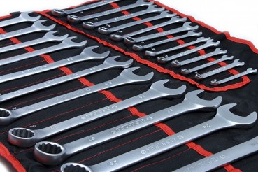 Preview: Craft-Equip 25tlg. Maul-Ring-Schlüssel Satz