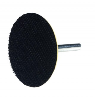 Preview: Craft-Equip Ø75mm Klett-Teller medium mit 6mm Spanndorn