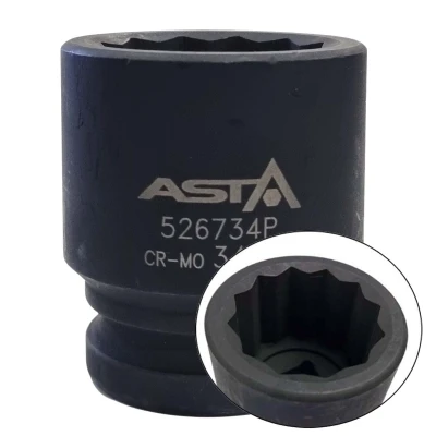ASTA 3/4" Vielzahn Schlagnuss SW 38mm