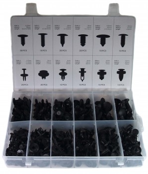 Craft-Equip 192 tlg. Befestigungs - Clips Set