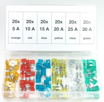 Preview: Craft-Equip 120 tlg. Autosicherungen Mini