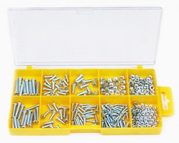 Preview: Craft-Equip 275 tlg. Schrauben + Muttern