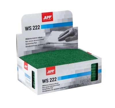 APP WS222 Schleifvliesbögen Grün Grob 10 Stück_2