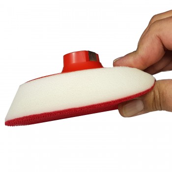 Preview: Craft-Equip Ø125mm Polierteller M14 extra dick mit Klettaufnahme