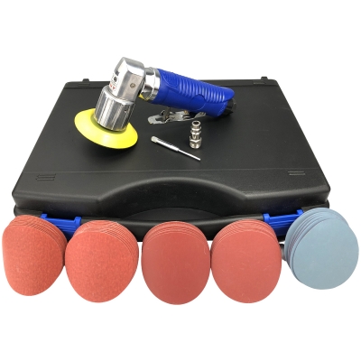 Preview: Craft-Equip Mini Druckluft Exzenterschleifer im Koffer2