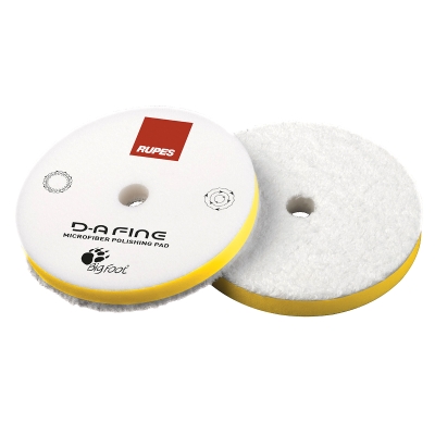 Preview: RUPES Ø135mm BigFoot Microfaser-Polierpad Fein Gelb_1