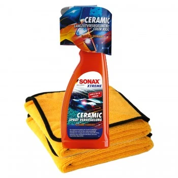 SONAX Xtreme 750ml Ceramic Spray Versiegelung + Poliertücher