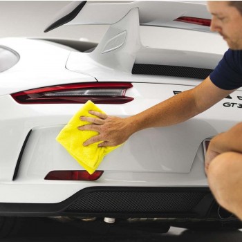 Preview: The Rag Company 41 x 41cm Eagle Edgeless 350 Yellow Microfasertuch