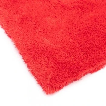 The Rag Company 41 x 41cm Eagle Edgeless 500 Red Microfasertuch