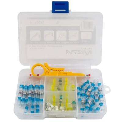 ASTA 151-tlg. Schrumpfverbinder-Set mit Lötzinn