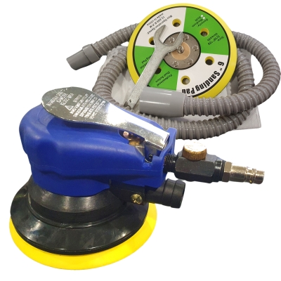 Preview: Craft-Equip Druckluft Exzenterschleifer 125mm + 150mm