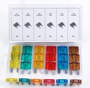 Preview: Craft-Equip 24 tlg. Auto Maxi Sicherungs