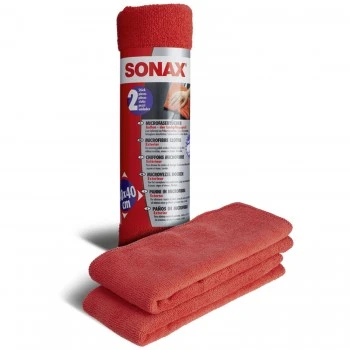 SONAX 2er Pack Microfasertücher Außen