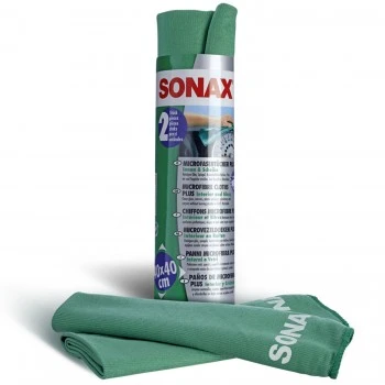 SONAX 2er Pack Microfasertücher Plus