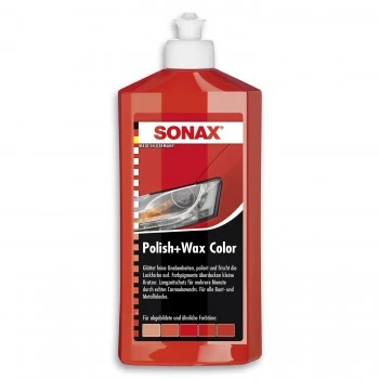 SONAX 500ml Polish + Wax Color Rot