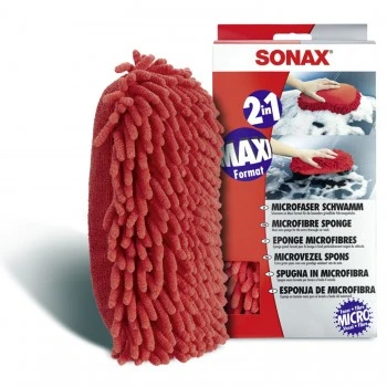 SONAX Microfaser Schwamm 2in1 Maxi Format