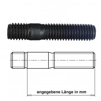 Craft-Equip Stehbolzen DIN 939 M6 x 20mm 8.8 (45.4A)