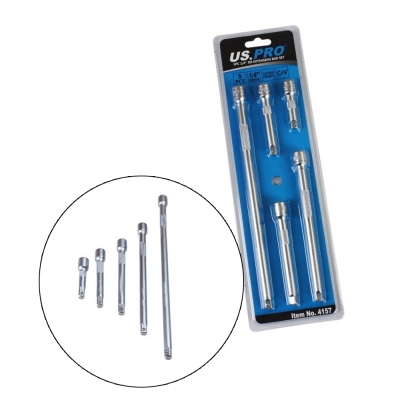US PRO 5er Set Verlängerungen 1/4"