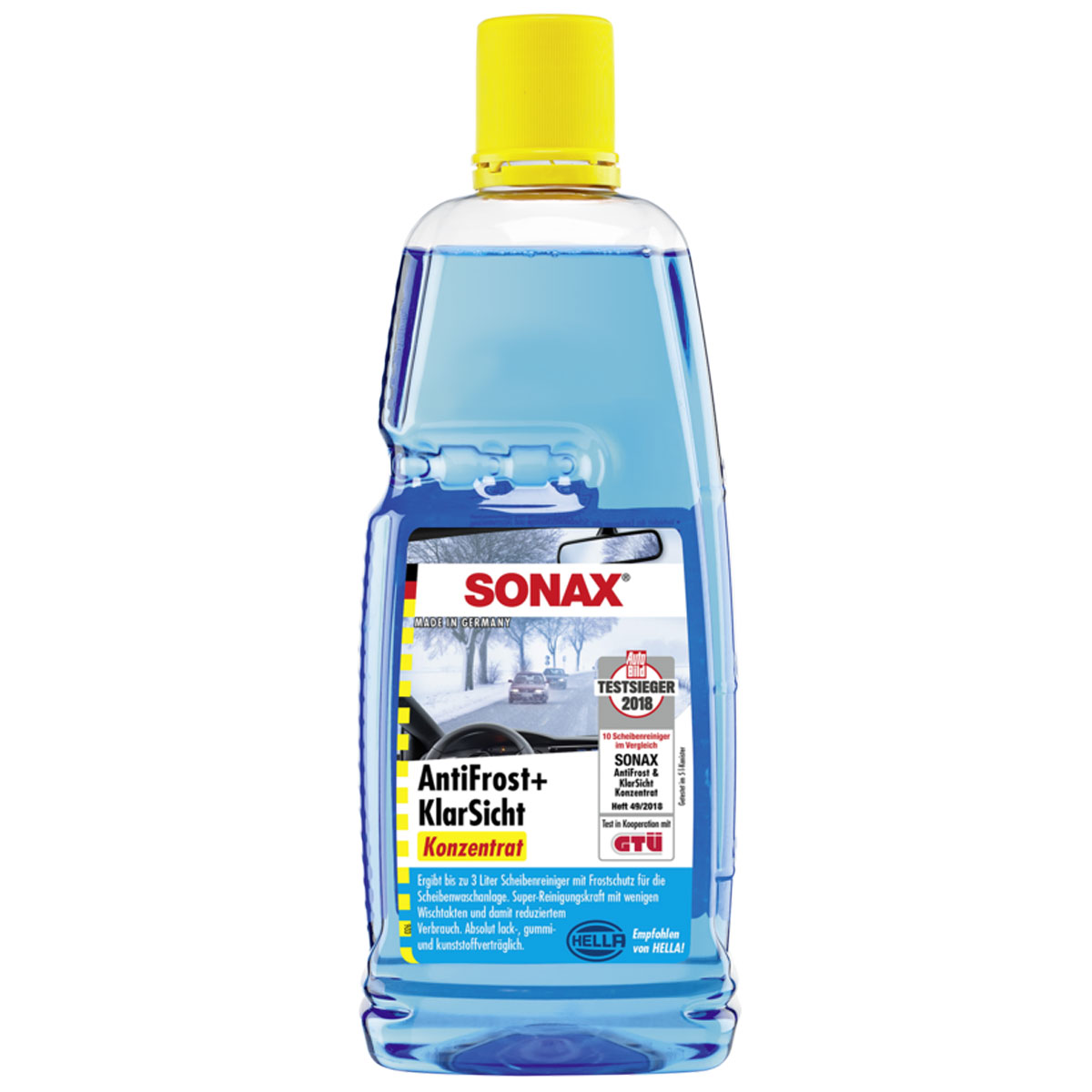 SONAX Antigelo Lavavetri AntiFrost & KlarVision -20°C | Confezione 3x5 Litri | Pronto All'Uso