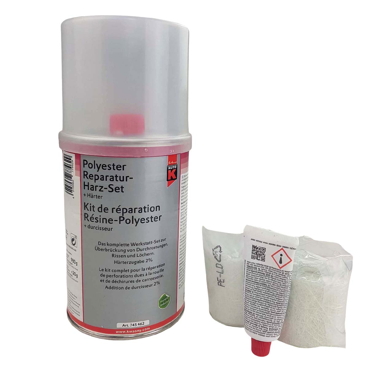 Auto K Polyester Reparatur Harz Set 1000g - Werkstatt-Store