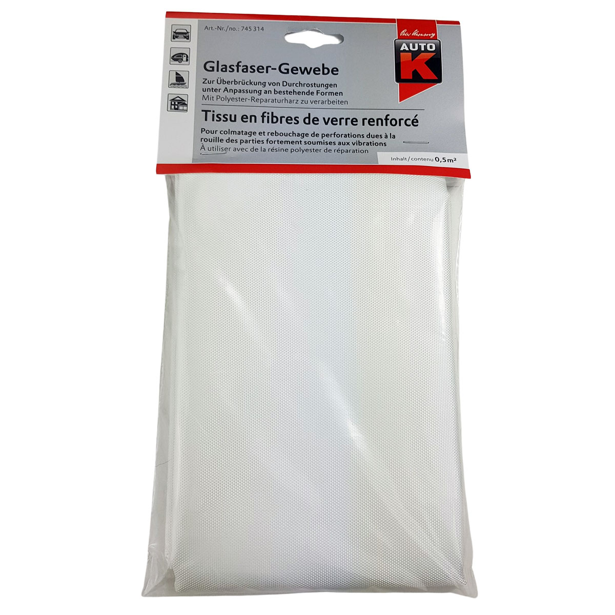 Inter-Troton 0,5m² Glasfasermatte in 300g/m² - Werkstatt-Store ,  Werkstattbedarf, Lackierbedarf, Schleifmittel und vieles mehr