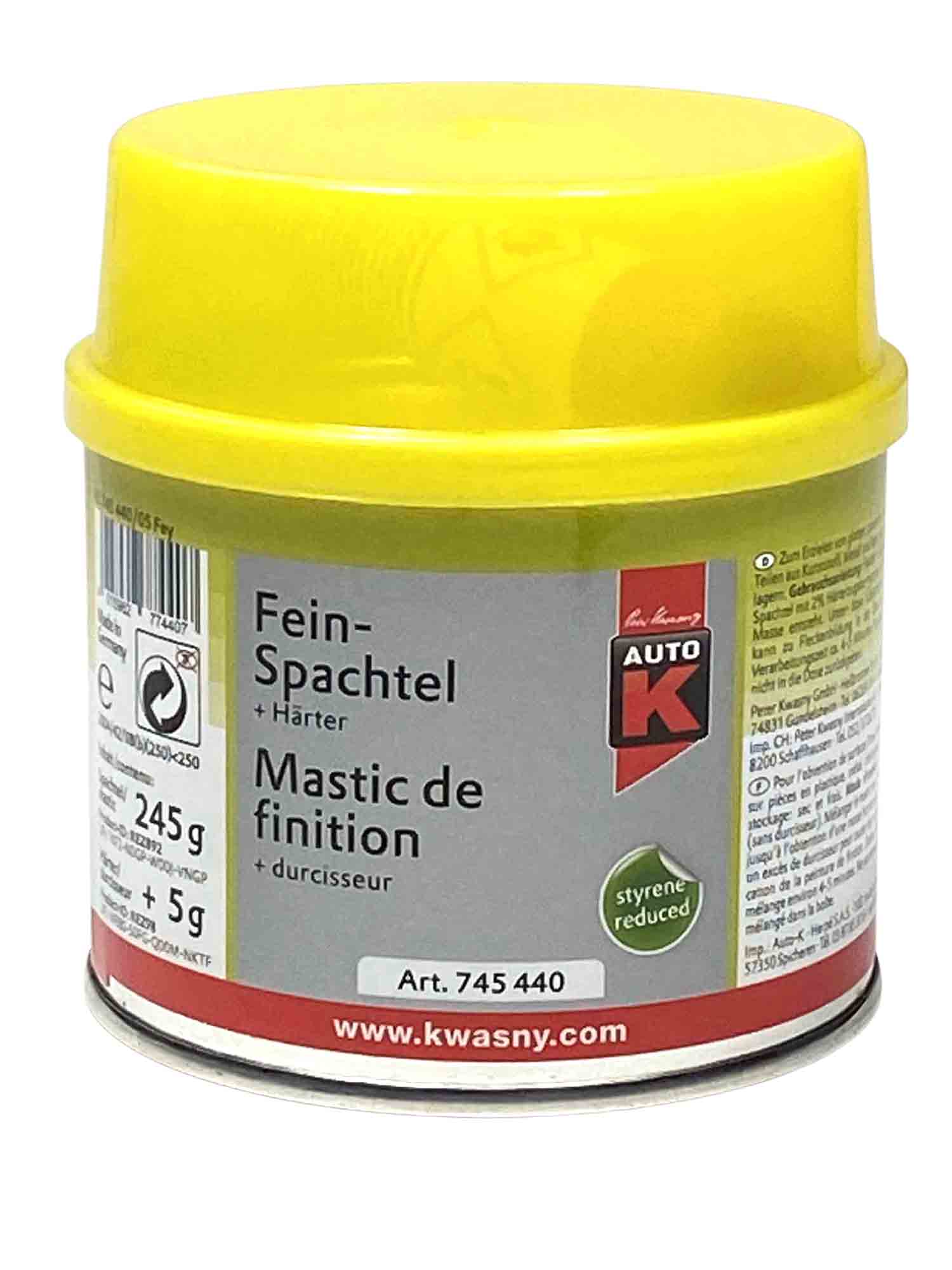 Auto K Fein Spachtel 250g - Werkstatt-Store , Werkstattbedarf,  Lackierbedarf, Schleifmittel und vieles mehr