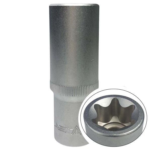 ASTA 1/2" E-Torx Steckschlüssel lang E22