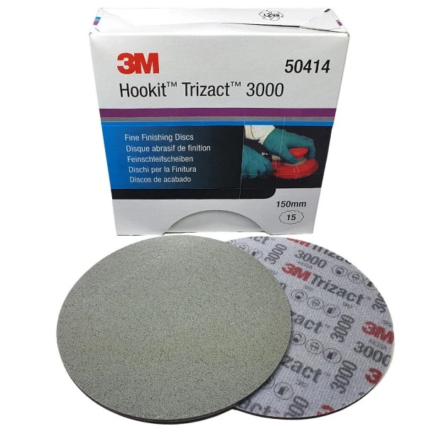 3M Ø150mm Hookit Trizact Feinschleifscheibe 3000