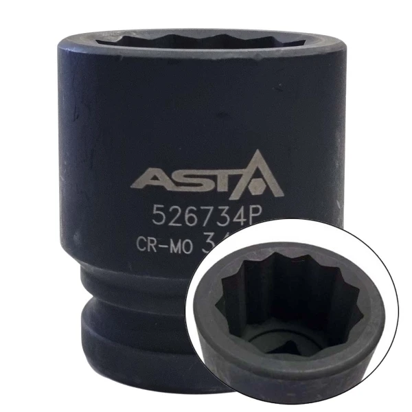 ASTA 3/4" Vielzahn Schlagnuss SW 46mm