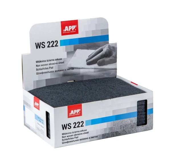APP WS222 Schleifvliesbögen Grau Fein 10 Stück_2