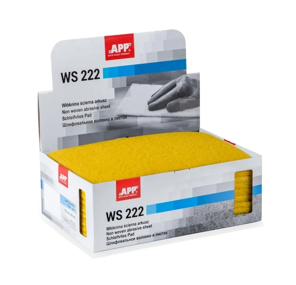 APP WS222 Schleifvliesbögen Gelb Micro 10 Stück_2