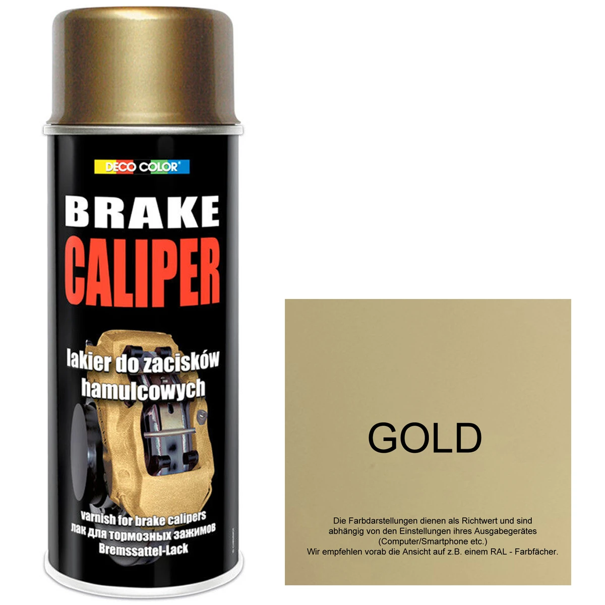 BREMSSATTELLACK_GOLD
