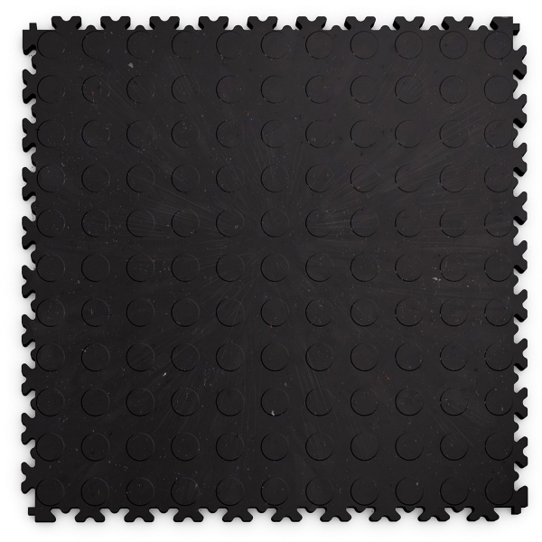 Craft-Equip INDUSTRY ECO PVC FLIESE SCHWARZ NOPPE