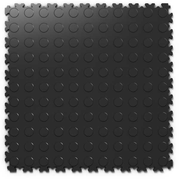 Craft-Equip INDUSTRY PREMIUM PVC FLIESE SCHWARZ NOPPE
