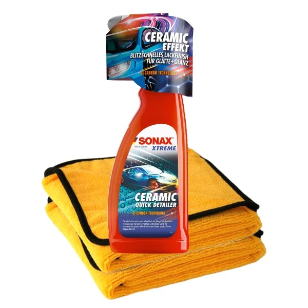 SONAX Xtreme 750ml Ceramic Quick Detailer + Poliertücher