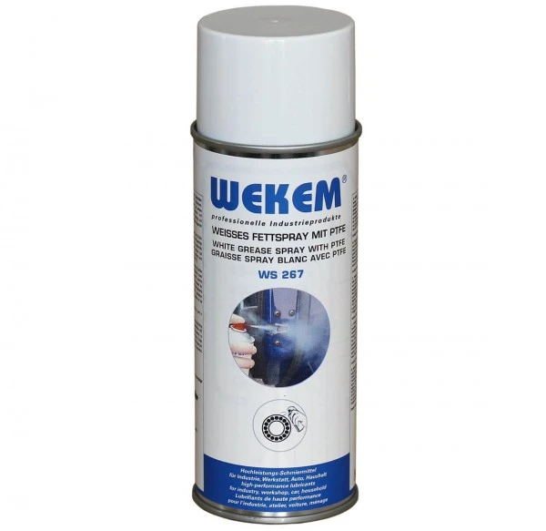 Wekem 400ml Weisses Fett-Spray WS267