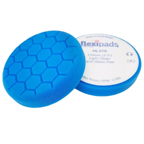 Flexipads Ø135mm Polierschwamm (BLAU)