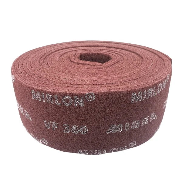 MIRKA SCHLEIFVLIES-ROLLE MIRLON ROT 115mm x 10m VF 360